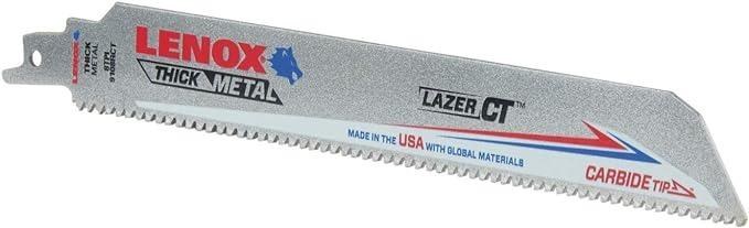 BLADE, RECIP,9" x 8 TPI, CARBIDE TIPPED THICK METAL  (1 PK)