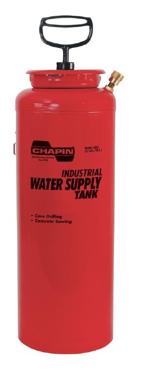 WATER CAN, 3.5 GALLON, STEEL TANK