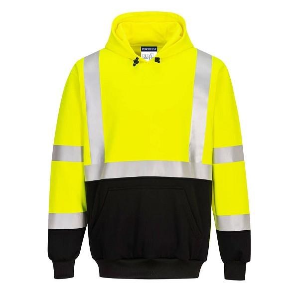 SWEATSHIRT, HI-VIZ HOODED SWEATSHIRT, PORTWEST