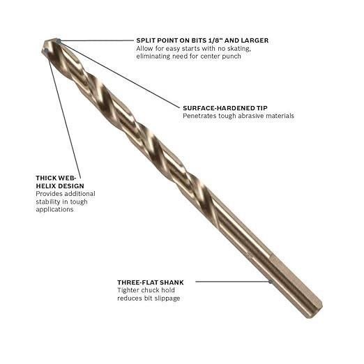 DRILL BIT SET 14 PC. COBALT M42 MULTI MATERIAL