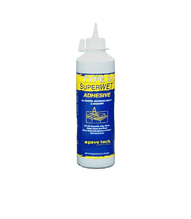 ADHESIVE, SUPERWET 16 OZ TYPE 3.1