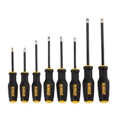 SCREWDRIVER SET, 8 PC TOUGH SERIES