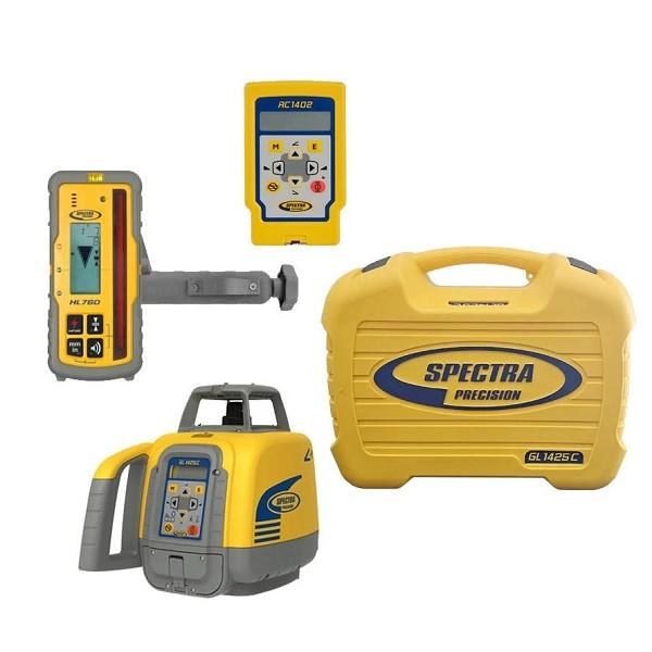 LASER, GRADE DIGITAL DUAL SLOPE W/ HL760 DETECTOR,  RC402 REMOTE, ROD CLAMP- NIMH BATTERIES, CHARGER, CASE