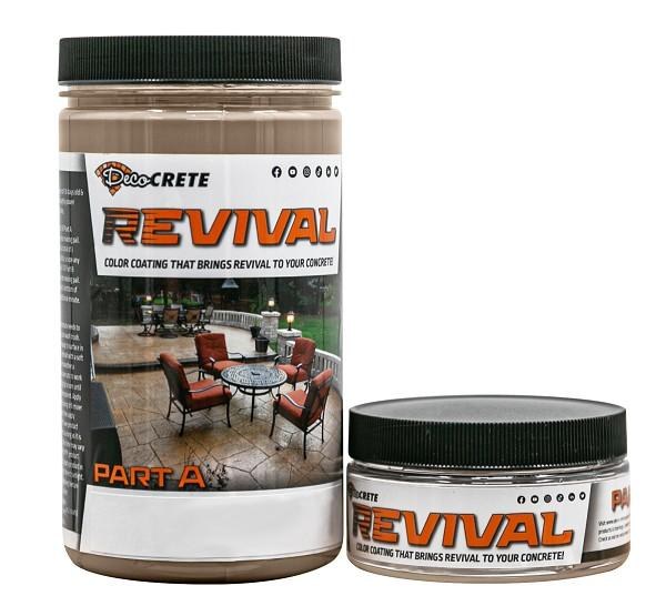 REVIVAL OPAQUE CONCRETE COLOR COATING, BARK BROWN