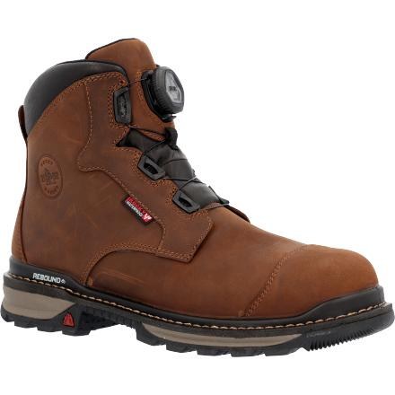 BOOT, 6" RAMS HORN BOA COMP TOE WATERPROOF, ROCKY