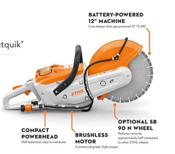 TSA300 LITHIUM ION CUT-OFF SAW, 12", CORDLESS, AP SERIES