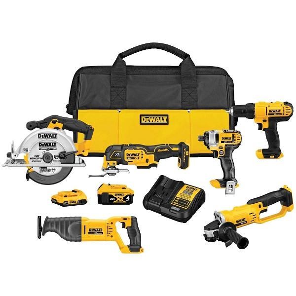 TOOL COMBO KIT, 6 PC, 20V MAX  DEWALT