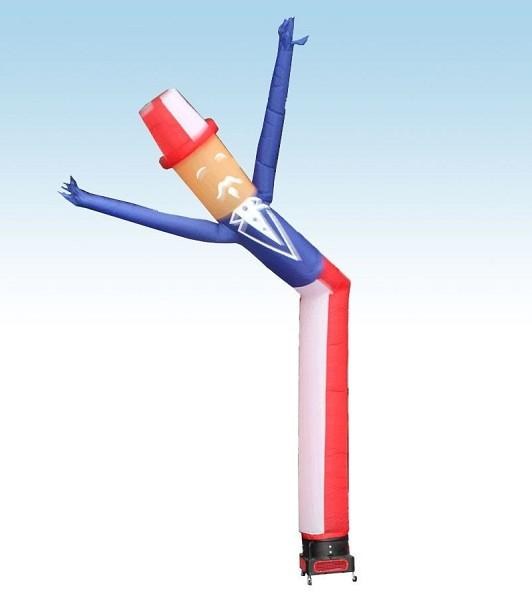 TUBE MAN, 18' "UNCLE SAM" (ADD FOR BLOWER)