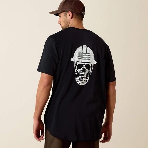 TSHIRT, REBAR COTTON STRONG ROUGHNECK GRAPHIC, ARIAT