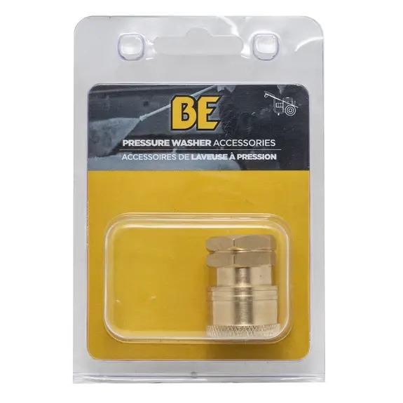 COUPLER; 1/4"QCx1/4"FNPT, BRASS, BOXED