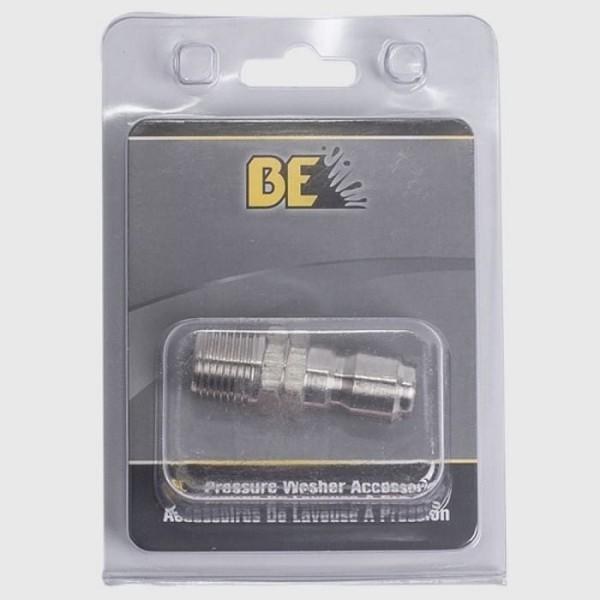 PLUG 1/4"QCx1/4" MNPT, STEEL, BOXED