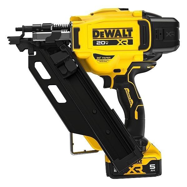 NAILER, FRAMING, 30 DEGREE PAPER TAPE 20V CORDLESS, STICK NAILER 2" -3-1/2" CHARGER, 1 BATTERY