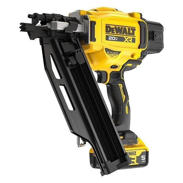 NAILER, FRAMING, 21 DEGREE PLASTIC 20V CORDLESS, STICK NAILER 2" -3-1/2" CHARGER, 1 BATTERY