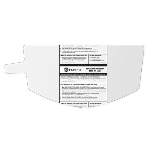 Visor, protector  Pure Flo 3000 4 layer tear off