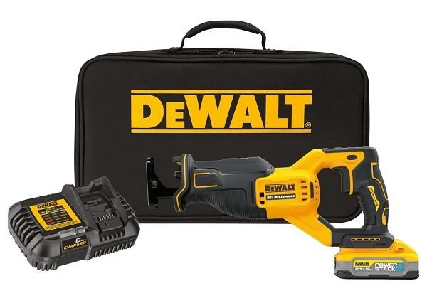 Saw Reciprocating 20V Max XR Cordless Brushless Kit Dewalt (1) Battery (1) Charger (1) Tool Bag
