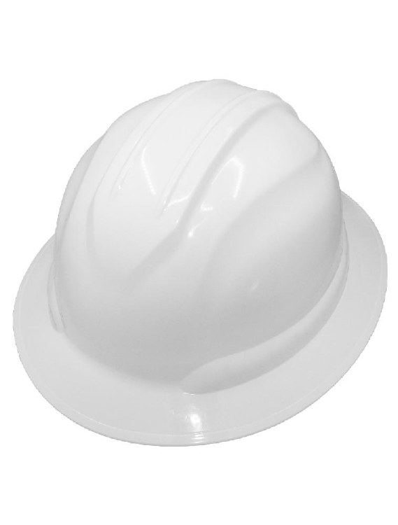 HARD HAT, RATCHET BACK 6 PT FULL BRIM STYLE