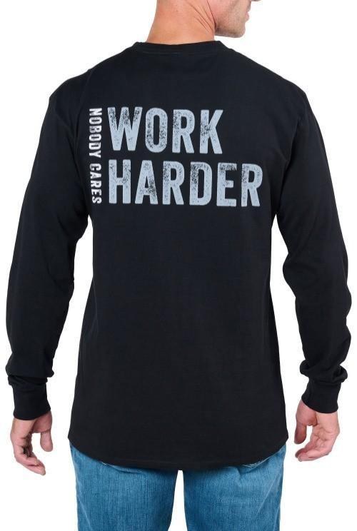 SHIRT, WORK HARDER LONG SLEEVE, CAROLINA