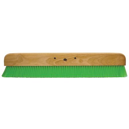 BROOM, CONCRETE, 24", BROOM HEAD ONLY, GREEN NYLEX