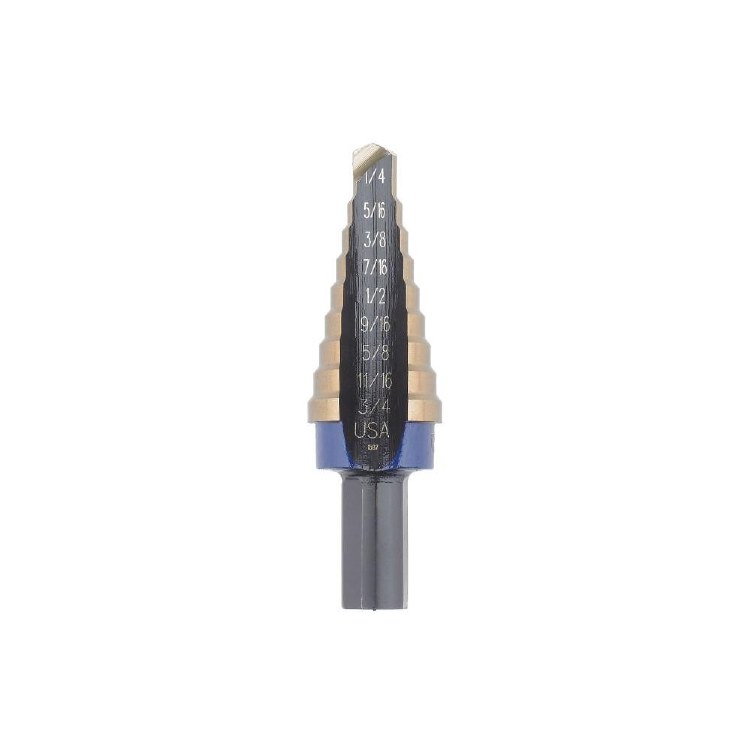 STEP DRILL BIT 1/4" to 3/4" Cobalt
