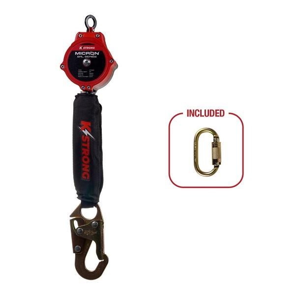 LANYARD PERSONAL SRL 6' RETRACTABLE SINGLE LEG SAL W/ CARABINER FOR ATTACHMENT