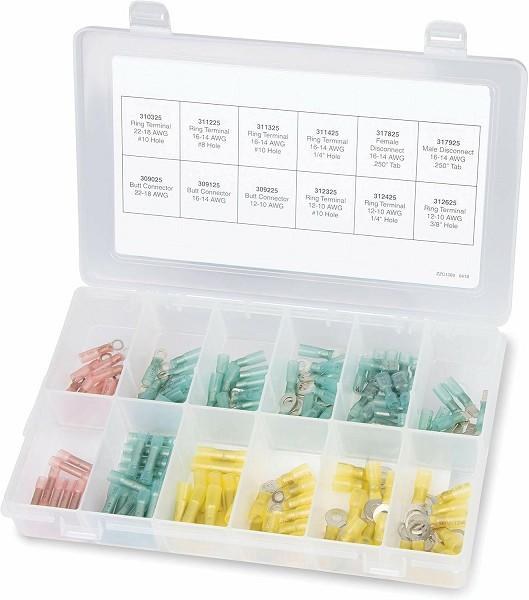KIT, ASSORTED HEAT SHRINK TERMINALS/CONNECTORS