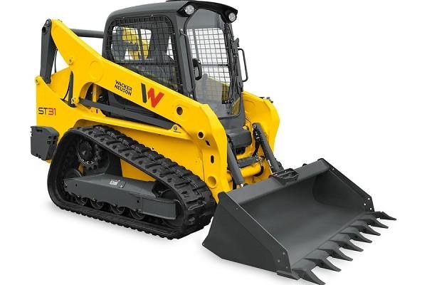 SKIDSTEER ST31 74 HP TURBO DIESEL TRACKED HIGH FLOW, SJC CONTROLS, CAB, AC, 8,100 LBS