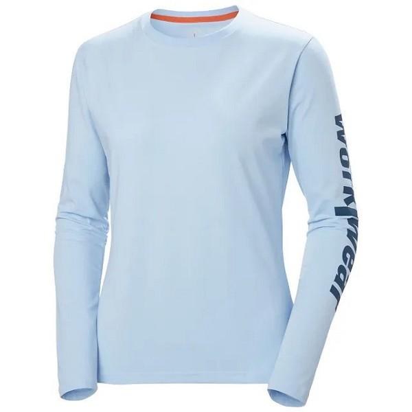 SHIRT, WOMENS LOGO LONGSLEEVE, HELLY HANSEN