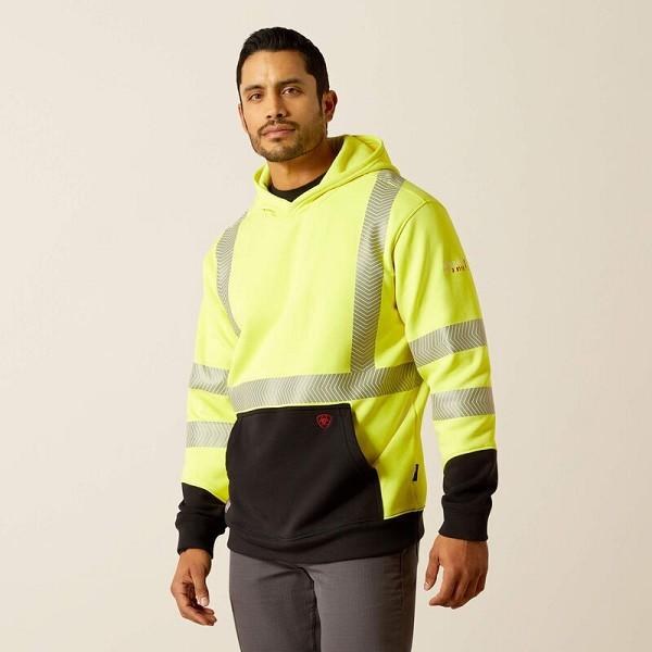 SWEATSHIRT, MENS FR HI-VIZ HOODIE, ARIAT
