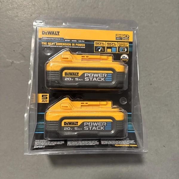 BATTERY 5AH 20V MAX XR POWERSTACK ( 2 PACK)