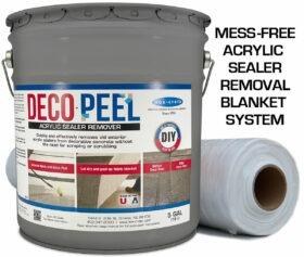 SEALER REMOVER 5 GALLON-DECO PEEL W/400SQ FT OF BLANKET