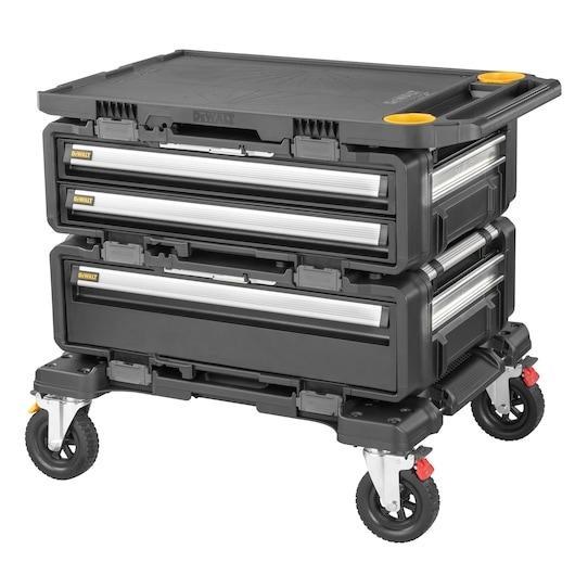 TOUGHSYSTEM 2.0 DXL 4 in 1 TOWER WHEELED MODULAR WORKSTATION 26" W x 34" D x 30" H