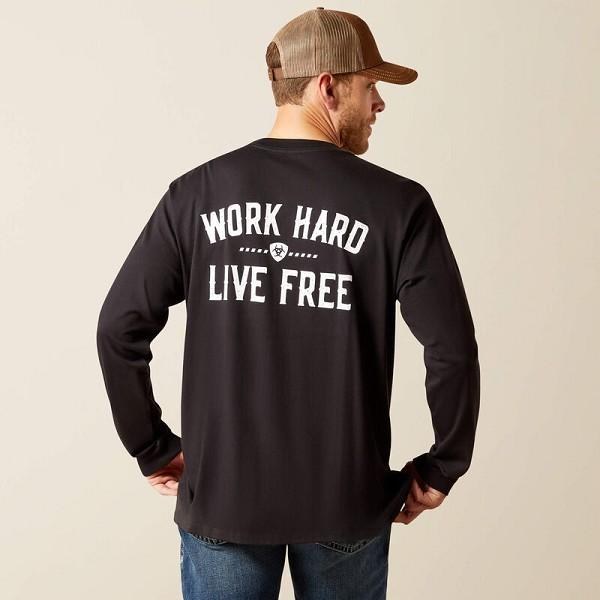 TSHIRT, REBAR COTTON STRONG WHLF LONG SLEEVE, ARIAT