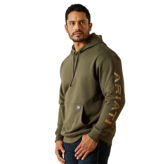 SWEATSHIRT, REBAR GRAPHIC HOODIE, ARIAT