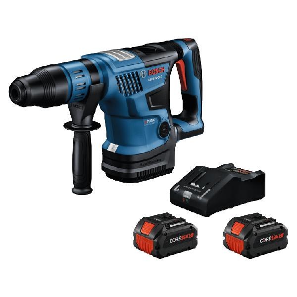 ROTARY HAMMER 1-9/16" 5.2 FTLB CORE 18V PROFESSIONAL KIT w/2 8 AH BATTERY, CHARGER