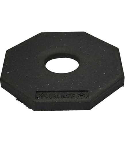BASE #12 RUBBER DELINEATOR BASE HEXAGON