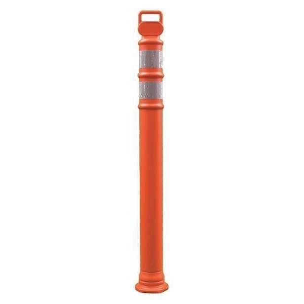 DELINEATOR EASY GRAB  45" POLYETHYLENE ORANGE  2-3" COLLARS