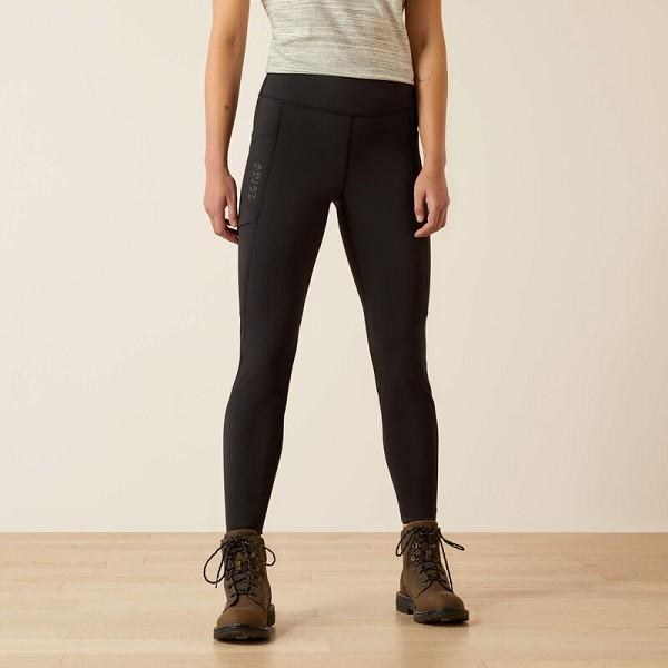 LEGGING, WOMENS REBAR LIGHTWEIGHT LEGGING BLACK, ARIAT