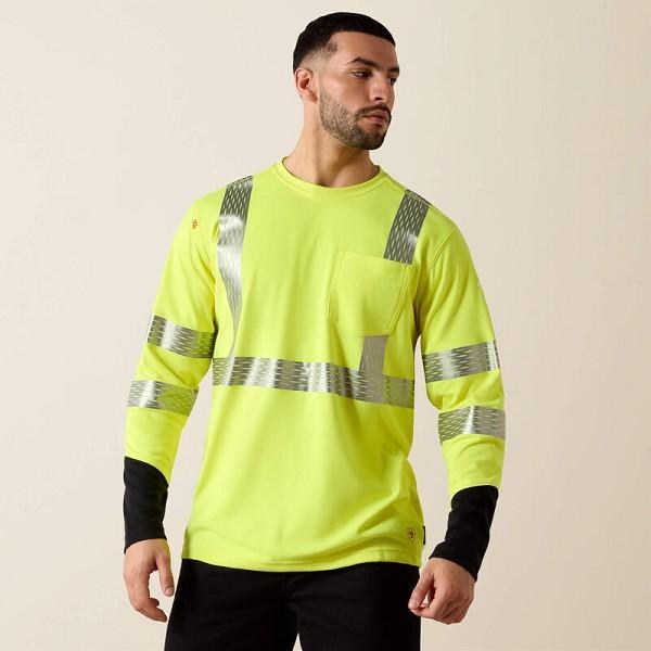 T-SHIRT, MENS FR HI-VIZ LONG SLEEVE, ARIAT