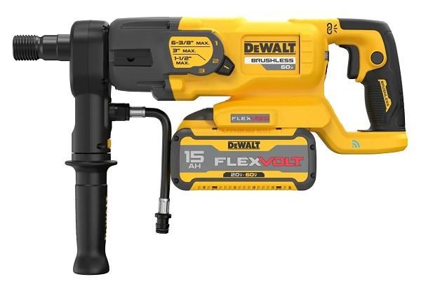 Drill Core Handheld 60V Max 6-3/8" Variable Speed Kit (2) Batteries 15 Ah (1) Charger Dewalt