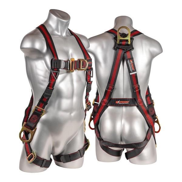 HARNESS  KStrongÂ® Kaptureâ„¢ L-XL  Elite 5-Point Full Body Harness, Dorsal D-ring, Front D-Ring, 2 Side D-rings, MB Legs (ANSI) L-XL