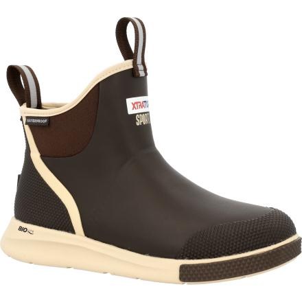 BOOT, 6" ANKLE DECK BOOT SPORT WOMENS, BROWN, XTRATUF