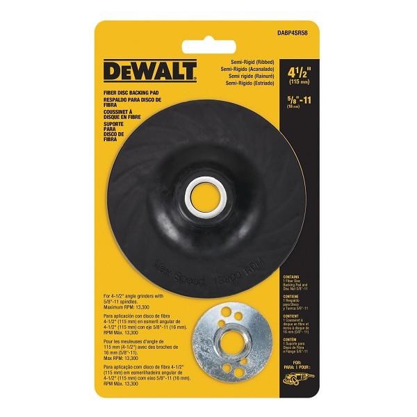 BACKING PAD 4.5" x 5/8"-11 SEMI-RIDGID