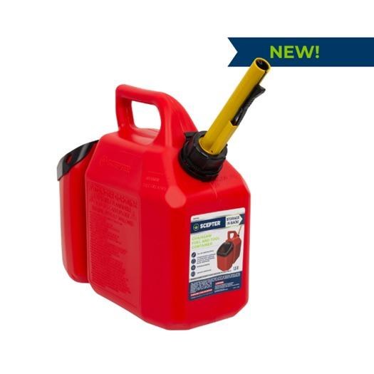 GAS CAN , SCEPTER FUEL AND TOOL CONTAINER