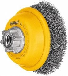 WIRE CUP BRUSH CRIMP 6" x .014 5/8"-11 CARBON STEEL