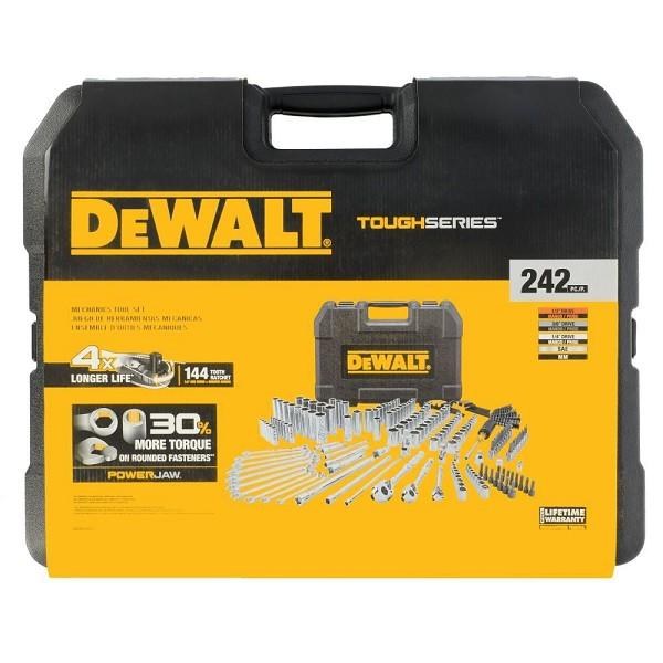 TOOL MECHANICS & SOCKET SET 242 PIECE 3 DRIVE TOOL  DEWALT