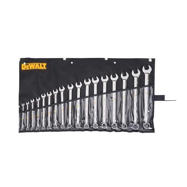 WRENCH 18 PC METRIC COMBO SET  DEWALT