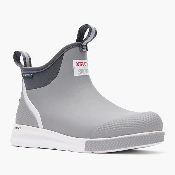 BOOT, 6" ANKLE DECK BOOT SPORT, GRAY, XTRATUF
