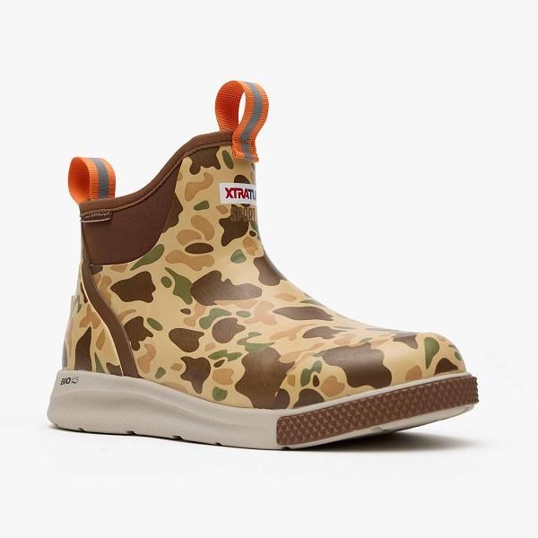 BOOT, 6" ANKLE DECK BOOT SPORT, DUCK CAMO, XTRATUF