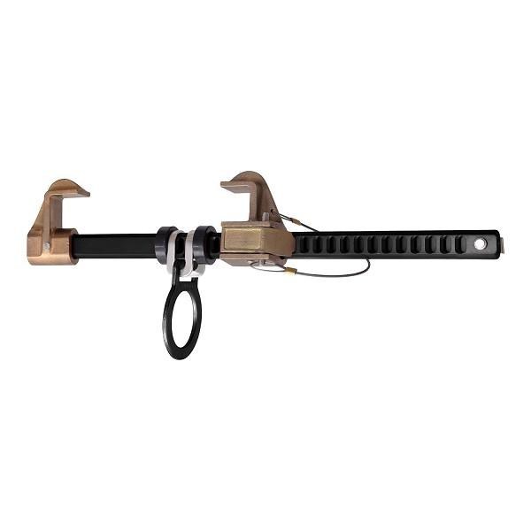 COLUMN MOUNT ALUMINUM  3.5" - 14" ADJUSTABLE VERTCAL BEAM ANCHOR  (ANSI)