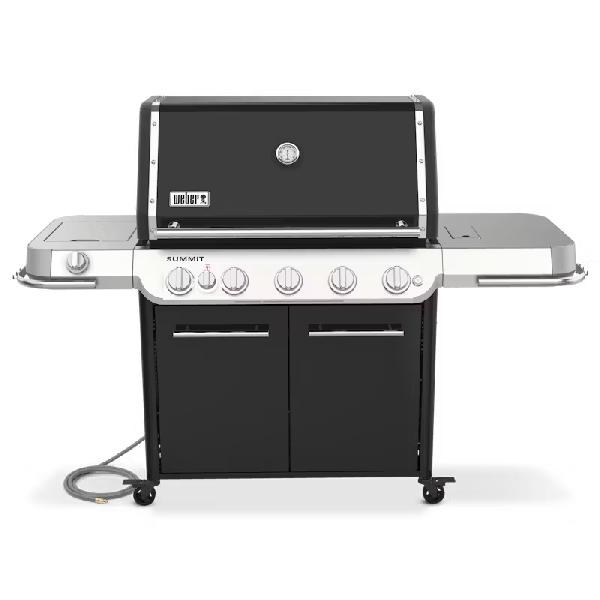 GRILL SUMMIT FS38E  5 BURNER BLACK NATURAL GAS (ONLY)  with SIDE BURNER, ROTISSERIE